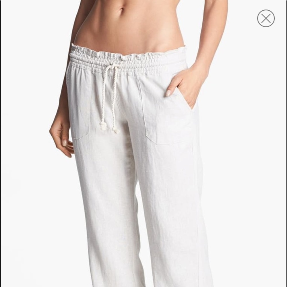 🌷🌷 Roxy Oceanside Linen Blend Beach Pants